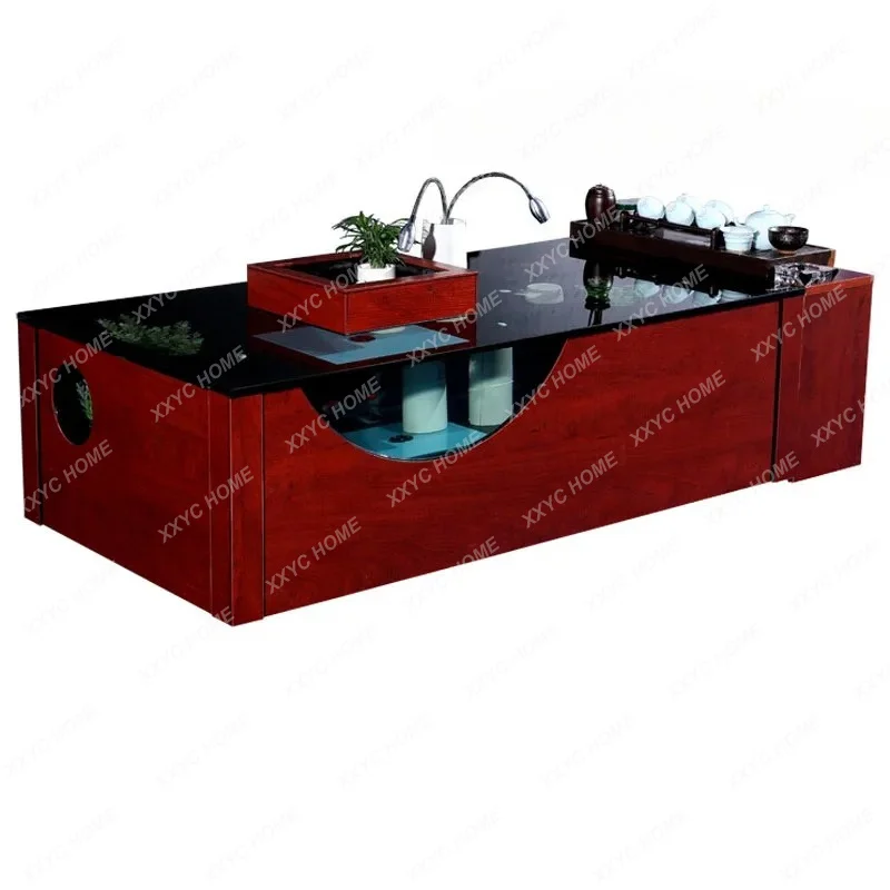 Coffee table fish tank living room rectangular multi-functional creative lazy ecological water-free glass coffee table
Coffee table fish tank living room rectangular multi-functional creative lazy ecological water-free glass coffee table