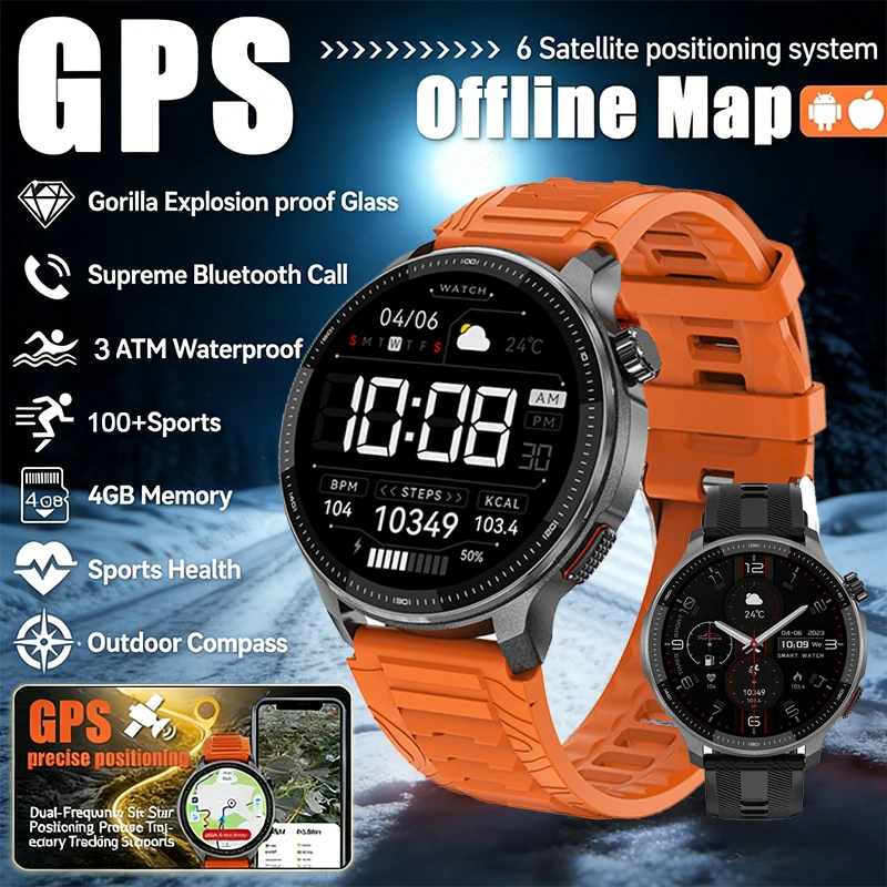 2026 GPS Смарт-часы Супер срок службы батареи Встроенная GPS-карта в автономном режиме 4 ГБ Память 3 АТМ Водонепроницаемый компас высоты и давления SmartWatch
2026 GPS Смарт-часы Супер срок службы батареи Встроенная GPS-карта в автономном режиме 4 ГБ Память 3 АТМ Водонепроницаемый компас высоты и давления SmartWatch