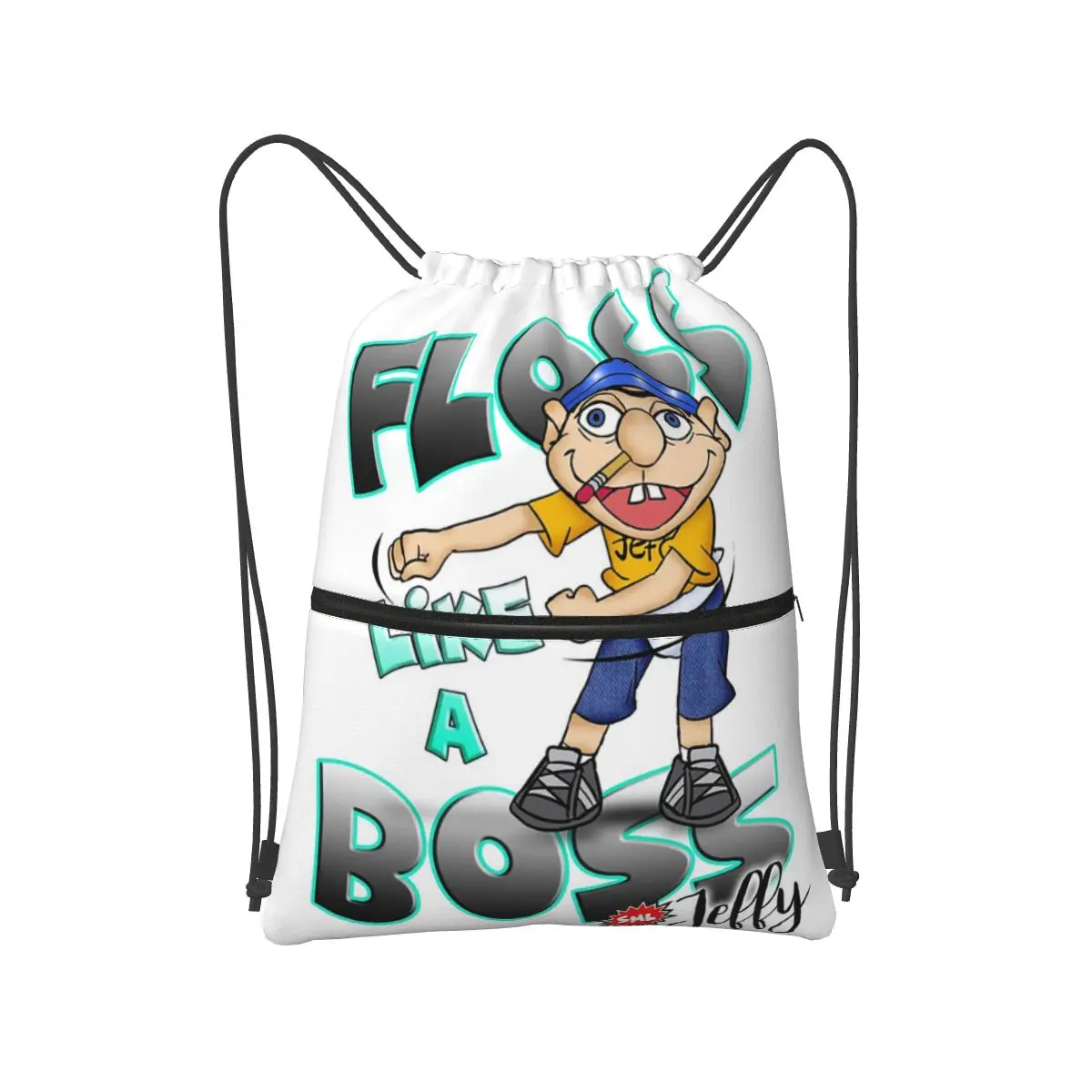 Jeffy Floss Like A Boss - SML Backpacks Fashion Drawstring Bundle Pocket Storage Bag Book Bags for Man Woman Students
Jeffy Floss Like A Boss - SML Backpacks Fashion Drawstring Bundle Pocket Storage Bag Book Bags for Man Woman Students
