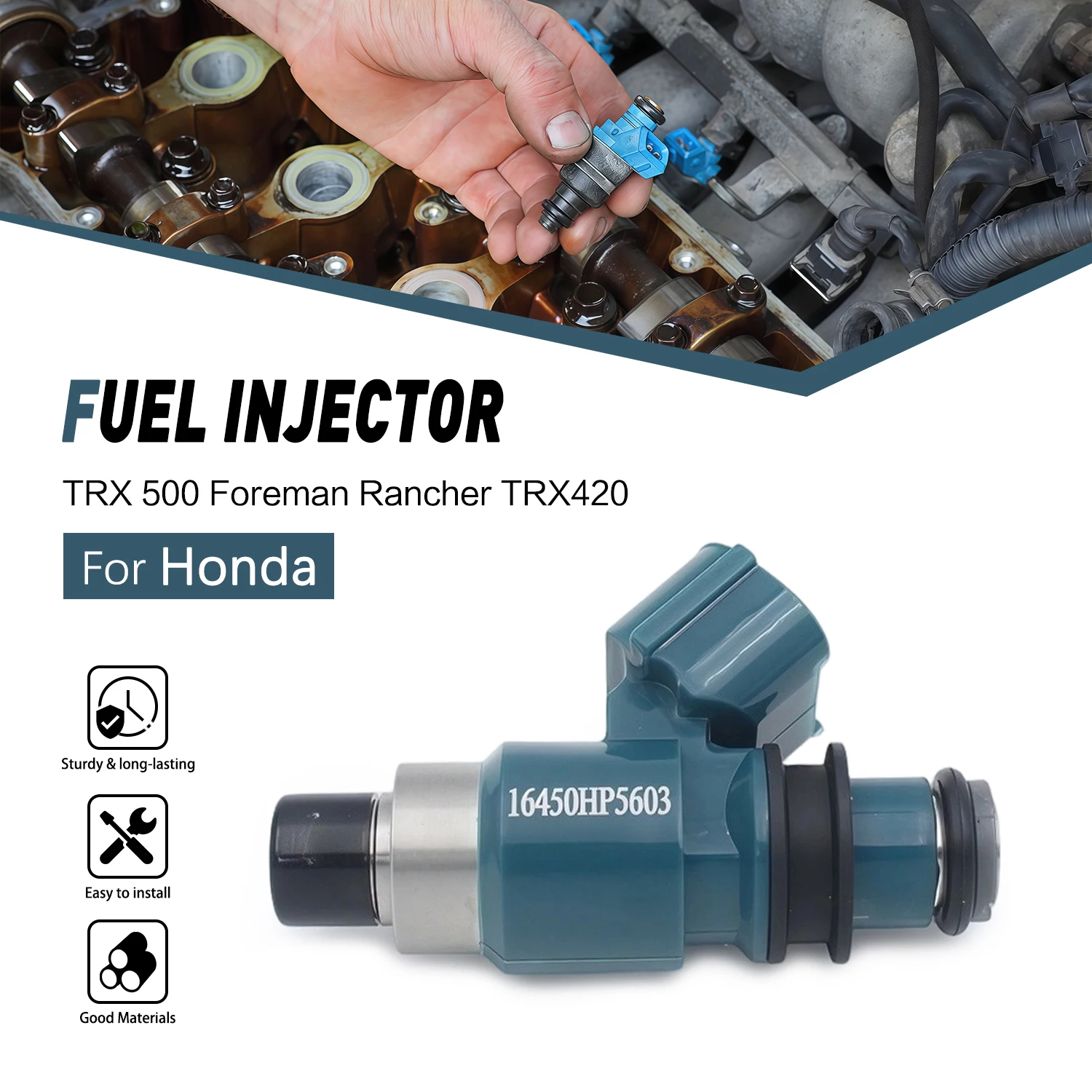 1PCS Motorcycle Fuel Injector Nozzle For Honda TRX 500 420 TRX420FMA TRX420FM TRX420FPM TRX500FED 16450-HP5-603 Accessories
1PCS Motorcycle Fuel Injector Nozzle For Honda TRX 500 420 TRX420FMA TRX420FM TRX420FPM TRX500FED 16450-HP5-603 Accessories