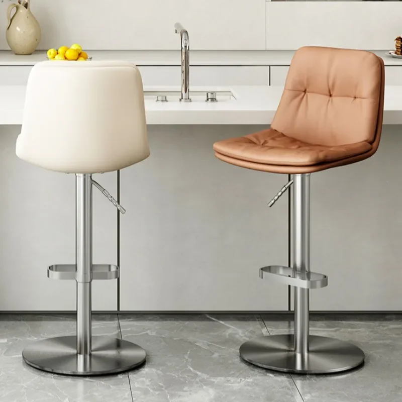Designer Leather Bar Chairs Swivel Adjustable Height Creative Luxury Bar Stools Reception Make Up Restaurante Muebles Furniture
Designer Leather Bar Chairs Swivel Adjustable Height Creative Luxury Bar Stools Reception Make Up Restaurante Muebles Furniture
