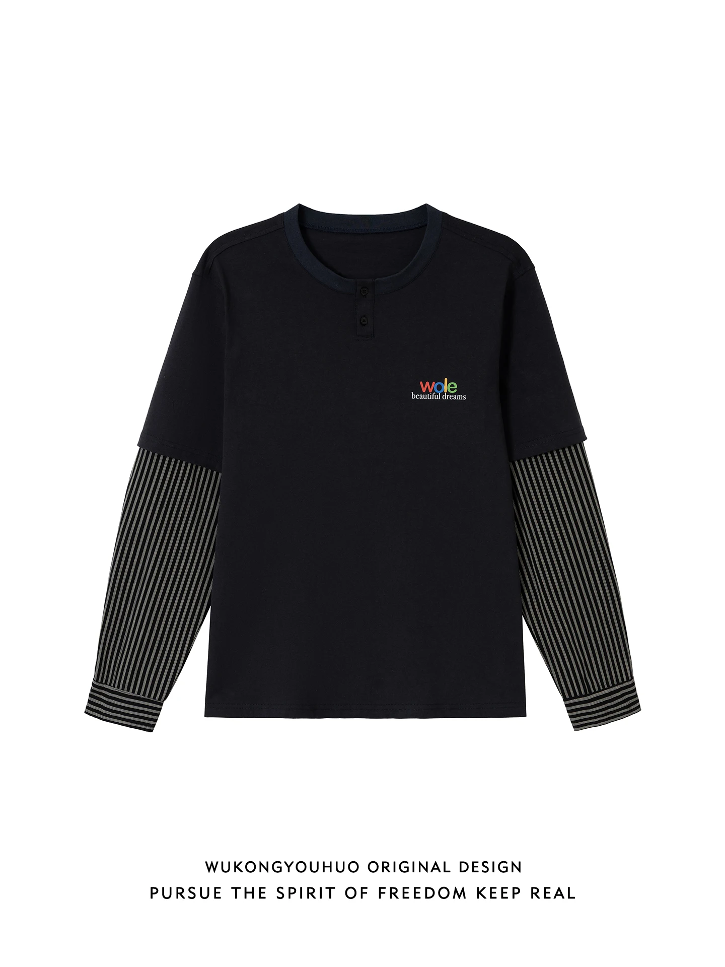 Loose Fit Long Sve T-irt Men's Spring Couple Casual Striped Print Wear-resistant Cotton 00% Street Sle round Ne
Loose Fit Long Sve T-irt Men's Spring Couple Casual Striped Print Wear-resistant Cotton 00% Street Sle round Ne