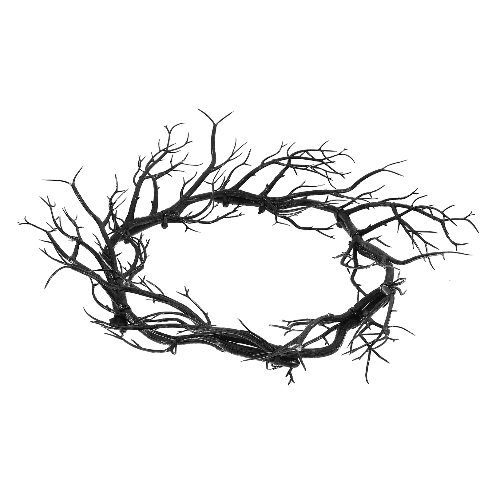 Black Twig Wreath Fake Branch Halloween Garland Decorative Door Artificial Hanging OrnamentHaunted House Front Wreaths
Black Twig Wreath Fake Branch Halloween Garland Decorative Door Artificial Hanging OrnamentHaunted House Front Wreaths