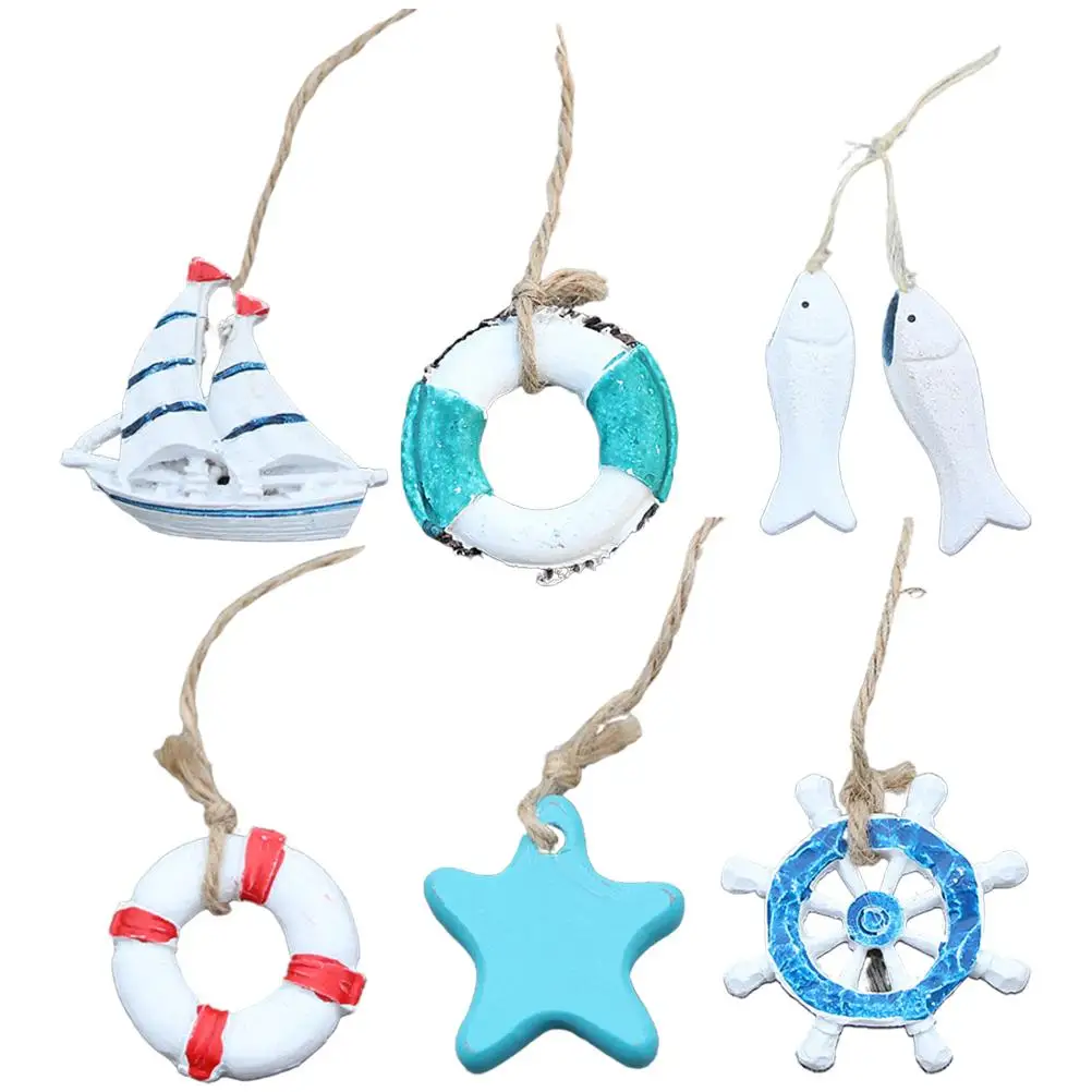 6 Pcs Miniature Beach Decorations Home Fish Sea Style Ornament Pendant Mediterranean Hanging Resin Delicate Fashion Lightweight
6 Pcs Miniature Beach Decorations Home Fish Sea Style Ornament Pendant Mediterranean Hanging Resin Delicate Fashion Lightweight