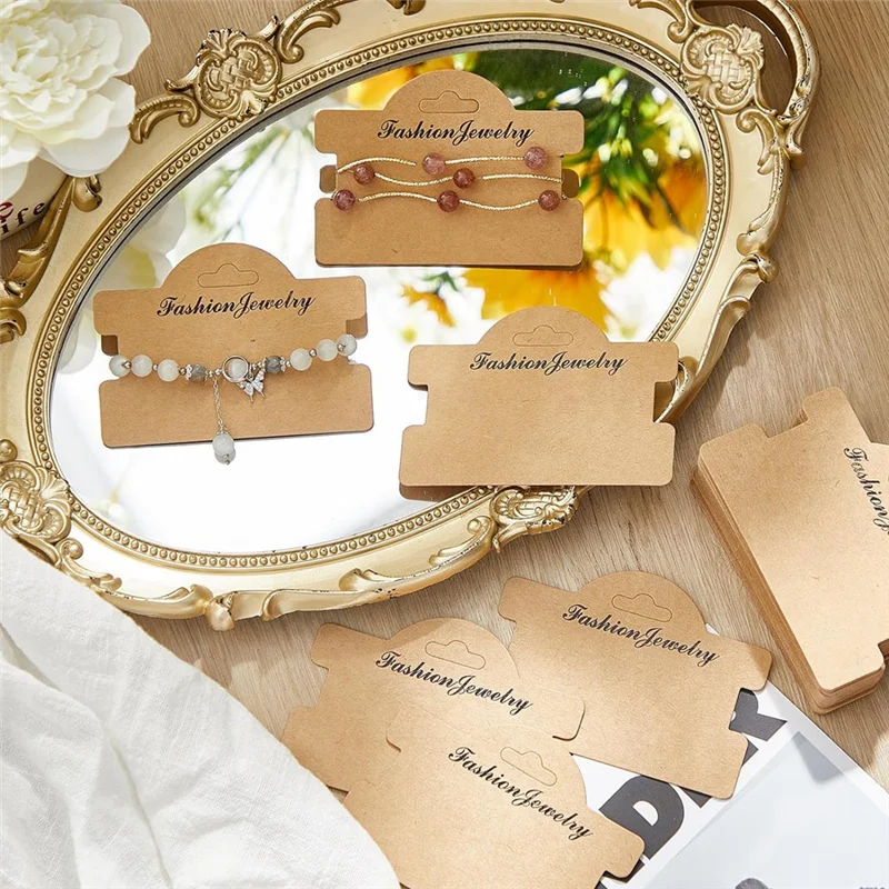 MAKE-100Piece Bracelet Display Cards Jewelry Display Hanging Card Bracelet Packaging Necklace Cards With Bags ,Brown
MAKE-100Piece Bracelet Display Cards Jewelry Display Hanging Card Bracelet Packaging Necklace Cards With Bags ,Brown