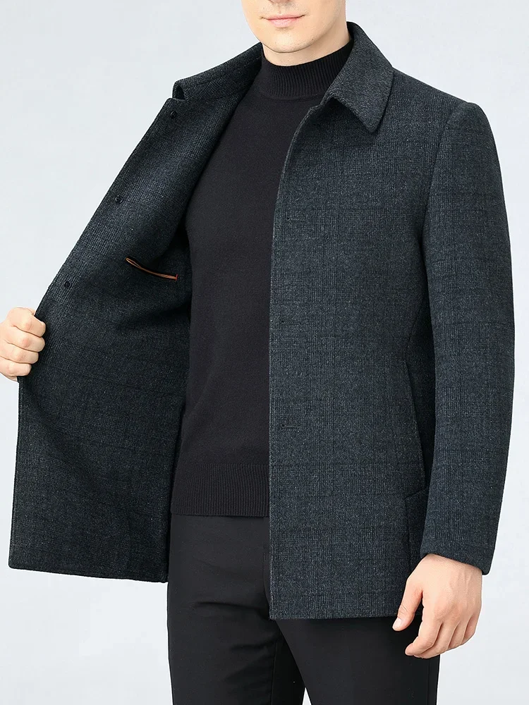 100% Double Sided Cashmere Coat Men's Clothing 2023 Autumn Winter New Mid Length Lapel Wool Jacket for Male Clothes Business Top
100% Double Sided Cashmere Coat Men's Clothing 2023 Autumn Winter New Mid Length Lapel Wool Jacket for Male Clothes Business Top