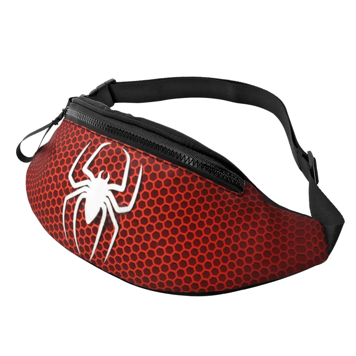 Custom Spider Cobweb Hexagon Fanny Pack Women Men Spider Man Crossbody Waist Bag for Travel Hiking Phone Money Pouch
Custom Spider Cobweb Hexagon Fanny Pack Women Men Spider Man Crossbody Waist Bag for Travel Hiking Phone Money Pouch