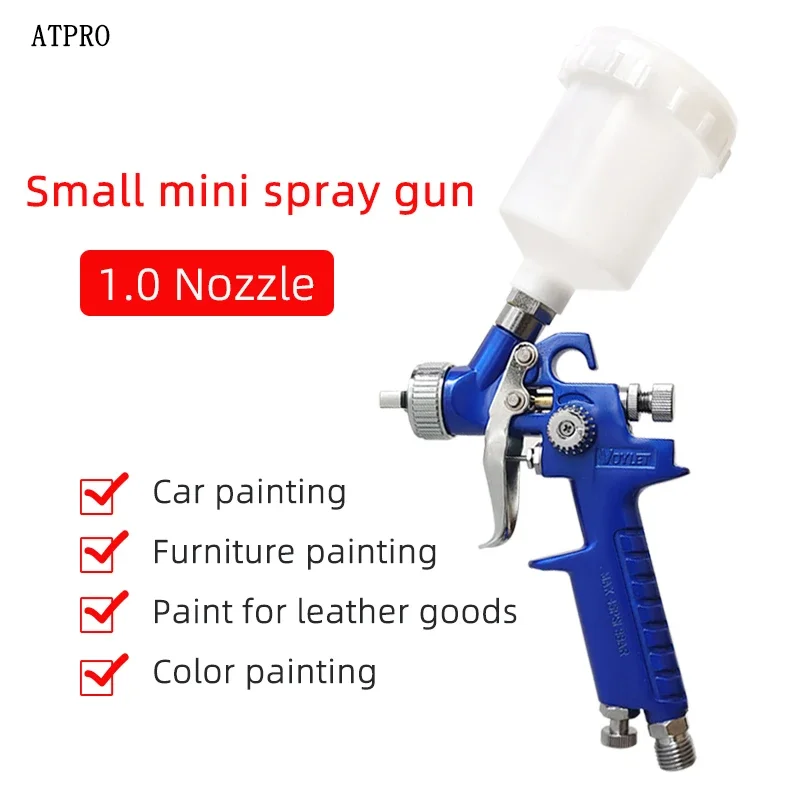 ATPRO 1.0 Blue Small Caliber Spray Gun Leather Coloring Car Repair Coating Sheet Metal Furniture Spraying
ATPRO 1.0 Blue Small Caliber Spray Gun Leather Coloring Car Repair Coating Sheet Metal Furniture Spraying