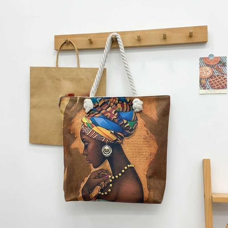 Painted Painting Handmade Bag Cartoon Linen Canvas Bag Large-capacity Storage Shopping Bag
Painted Painting Handmade Bag Cartoon Linen Canvas Bag Large-capacity Storage Shopping Bag