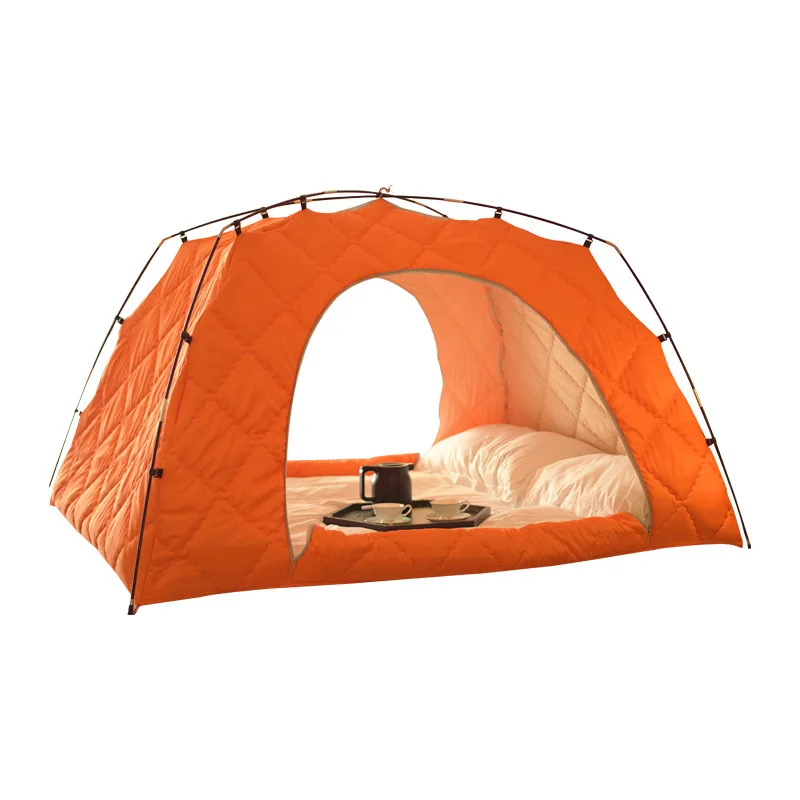 Winter indoor warm tent thickened padded cotton windproof and cold proof household privacy sound insulation cotton tent
Winter indoor warm tent thickened padded cotton windproof and cold proof household privacy sound insulation cotton tent