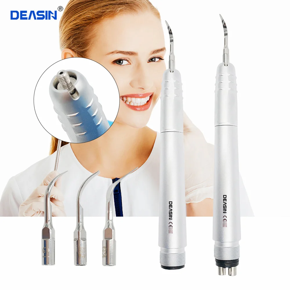 Dental Ultrasonic Air Scaler with 3 Tips Tooth Calculus Remover Cleaning Tool Handpiece Whiten Tooth Cleaner Dentist Lab
Dental Ultrasonic Air Scaler with 3 Tips Tooth Calculus Remover Cleaning Tool Handpiece Whiten Tooth Cleaner Dentist Lab
