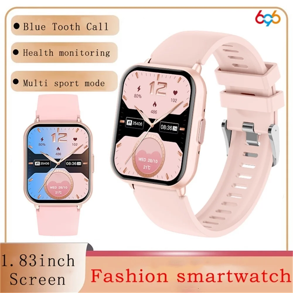 Смарт-часы 1,83 дюйма для мужчин и женщин с Bluetooth-вызовами, водонепроницаемые (1ATM), для спорта и фитнеса, с функцией напоминаний и воспроизведения музыки
Смарт-часы 1,83 дюйма для мужчин и женщин с Bluetooth-вызовами, водонепроницаемые (1ATM), для спорта и фитнеса, с функцией напоминаний и воспроизведения музыки