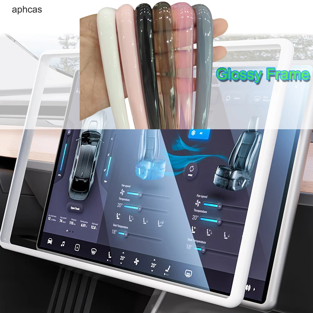 For Tesla Model 3 Y Screen Protector Silicone Frame Display Edge Body Cover Central Control Accessories
For Tesla Model 3 Y Screen Protector Silicone Frame Display Edge Body Cover Central Control Accessories