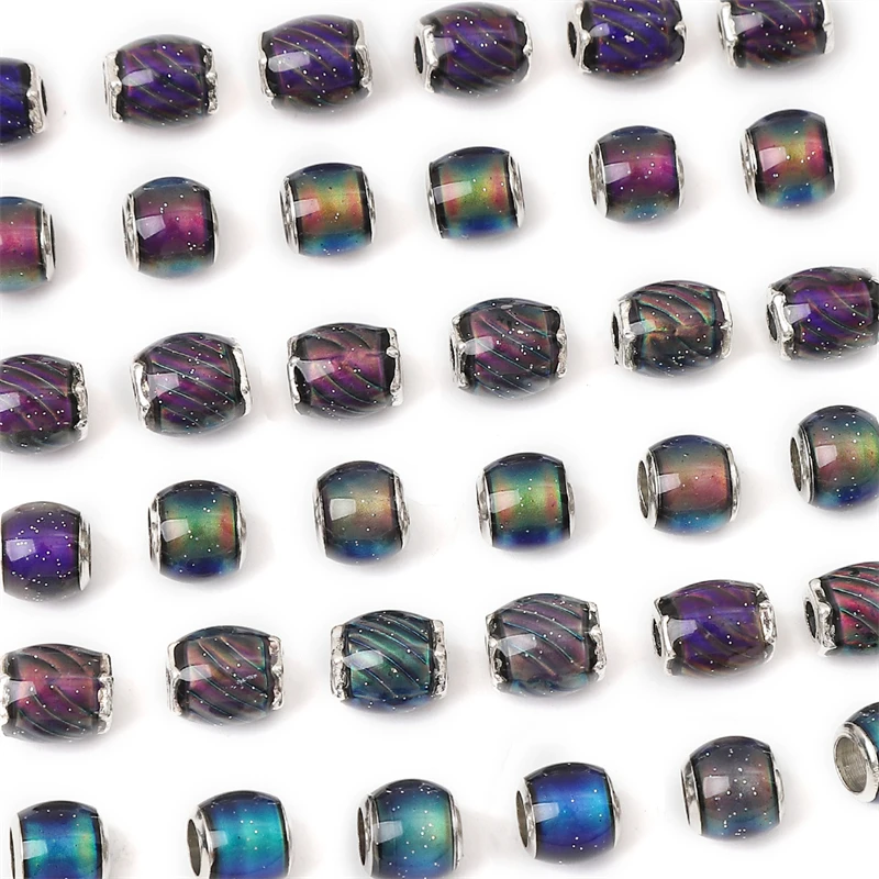 1PcsTemperature Sensitive Color Changing Resin Decorative Beads with Brass Core, Pack of 1 Faceted Blue Mood Beads For Bracelets
1PcsTemperature Sensitive Color Changing Resin Decorative Beads with Brass Core, Pack of 1 Faceted Blue Mood Beads For Bracelets