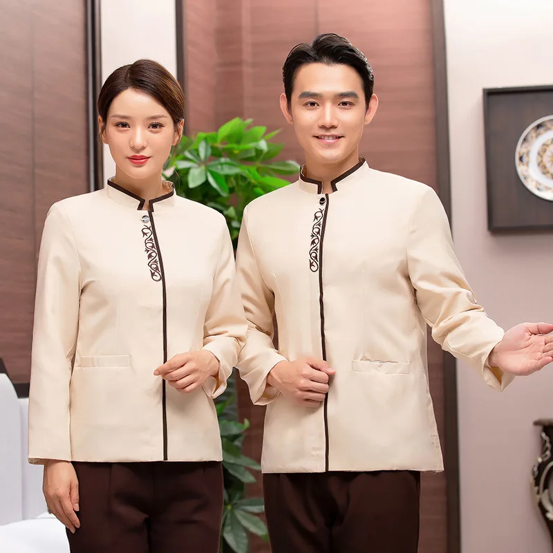 Cleaning Service Long Sleeve Autumn Winter Hotel Guest Room Cleaner Work Uniform Top Property Auntie Workwear Uniform
Cleaning Service Long Sleeve Autumn Winter Hotel Guest Room Cleaner Work Uniform Top Property Auntie Workwear Uniform