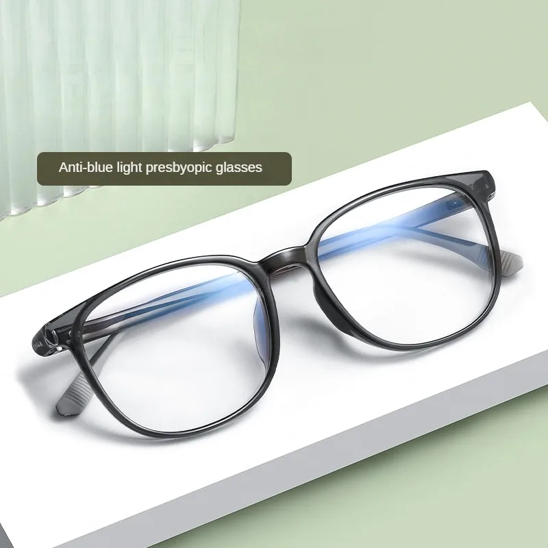 Anti blue Light Presbyopia Glasses High Quality CR-39 Lenses Ultra Light Round Frame Presbyopia Glasses Suitable Men And Women
Anti blue Light Presbyopia Glasses High Quality CR-39 Lenses Ultra Light Round Frame Presbyopia Glasses Suitable Men And Women
