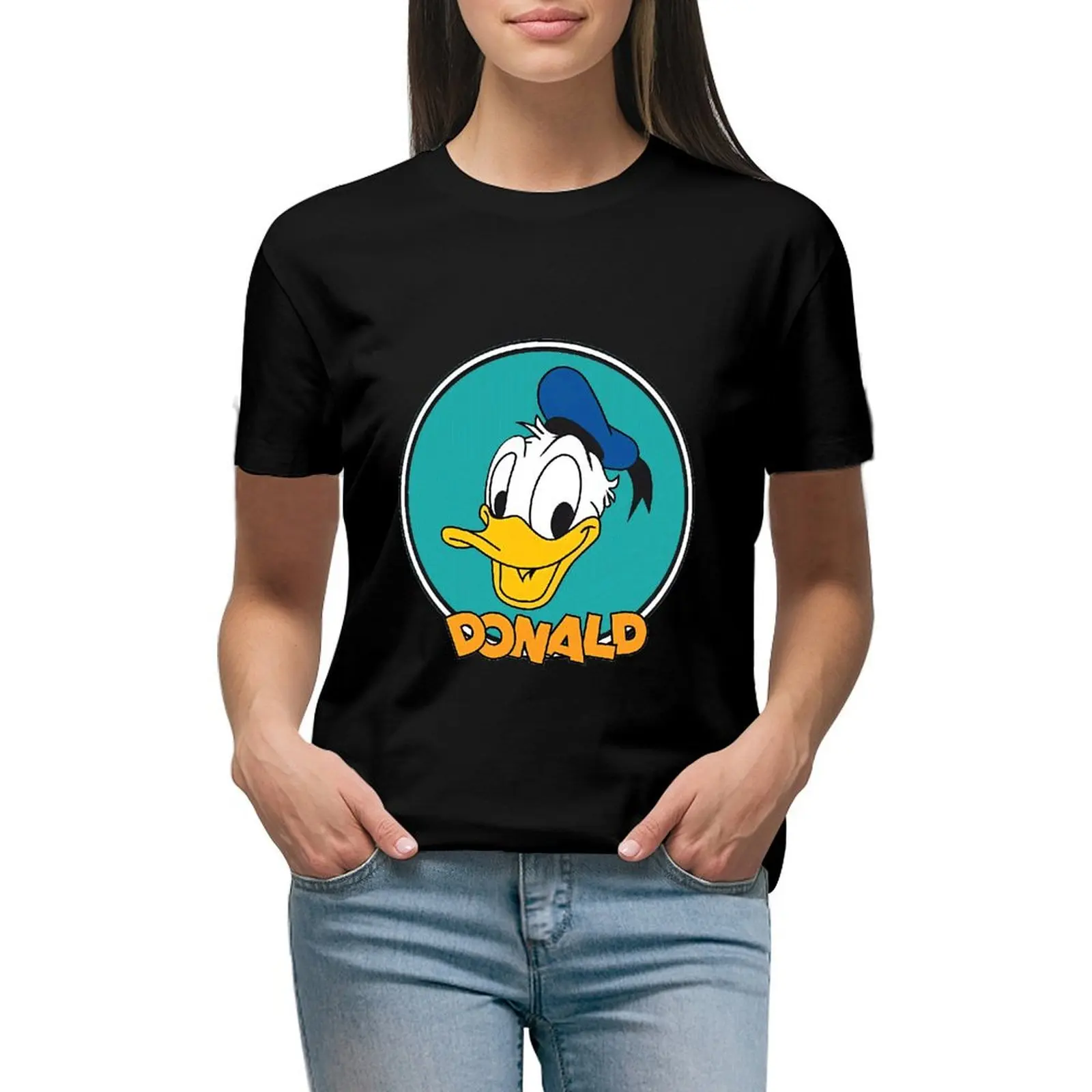 Модная футболка Disney с Дональдом Даком Y2k, женская одежда, летние повседневные милые футболки, одежда
Модная футболка Disney с Дональдом Даком Y2k, женская одежда, летние повседневные милые футболки, одежда