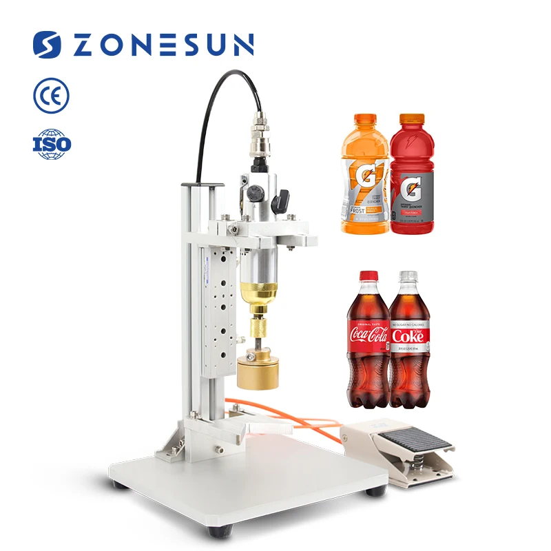ZONESUN ZS-XGPZ1 Semi Automatic Fully Pneumatic Desktop Plastic Bottle Capping Machine
ZONESUN ZS-XGPZ1 Semi Automatic Fully Pneumatic Desktop Plastic Bottle Capping Machine
