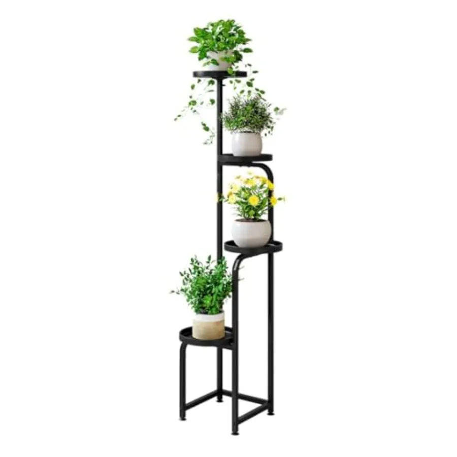 Plant Stand Indoor Outdoor 4 Tier Metal Plant Shelf for Multiple Plants Corner Flower Holders for Living Room Balcony Bedroom P
Plant Stand Indoor Outdoor 4 Tier Metal Plant Shelf for Multiple Plants Corner Flower Holders for Living Room Balcony Bedroom P
