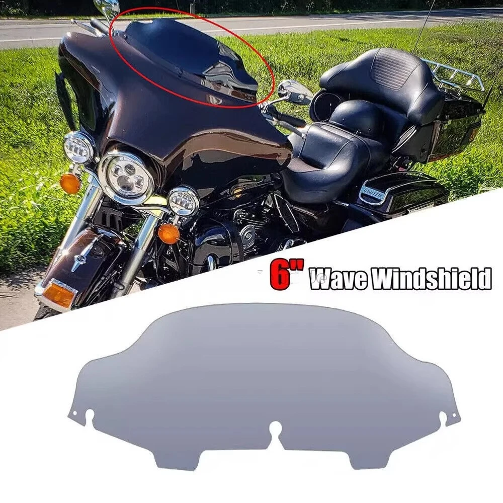 6inch Motorcycle Windshield Fairing Windscreen Cover for Harley Electra Street Glide Touring Ultra Limited 1996-2011,2012,2013
6inch Motorcycle Windshield Fairing Windscreen Cover for Harley Electra Street Glide Touring Ultra Limited 1996-2011,2012,2013