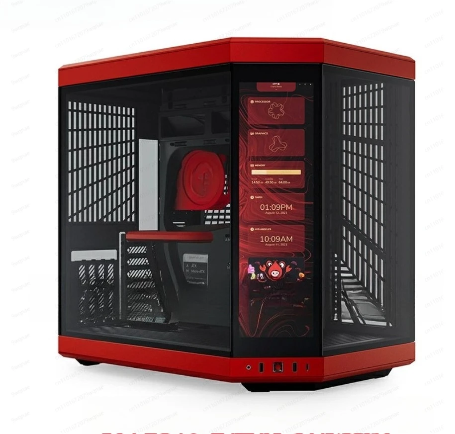 New Y70 Touch Dual Chamber ATX Mid Tower Modern Aesthetic Case with Integrated 4K LCD Touchscreen
New Y70 Touch Dual Chamber ATX Mid Tower Modern Aesthetic Case with Integrated 4K LCD Touchscreen