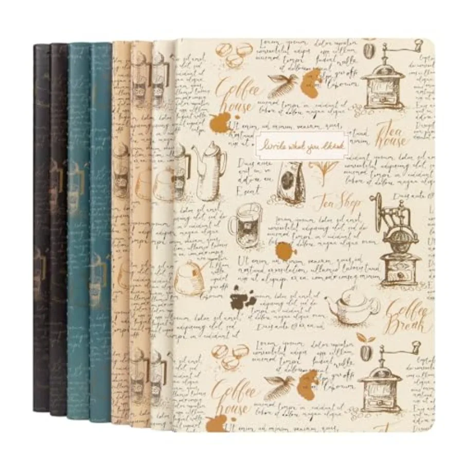 Journal Notebook 8 Pack, Soft Cover College Ruled Lined Journals Bulk Set 5×8.25 Inch 96 Pages for Work Travel School Business,
Journal Notebook 8 Pack, Soft Cover College Ruled Lined Journals Bulk Set 5×8.25 Inch 96 Pages for Work Travel School Business,
