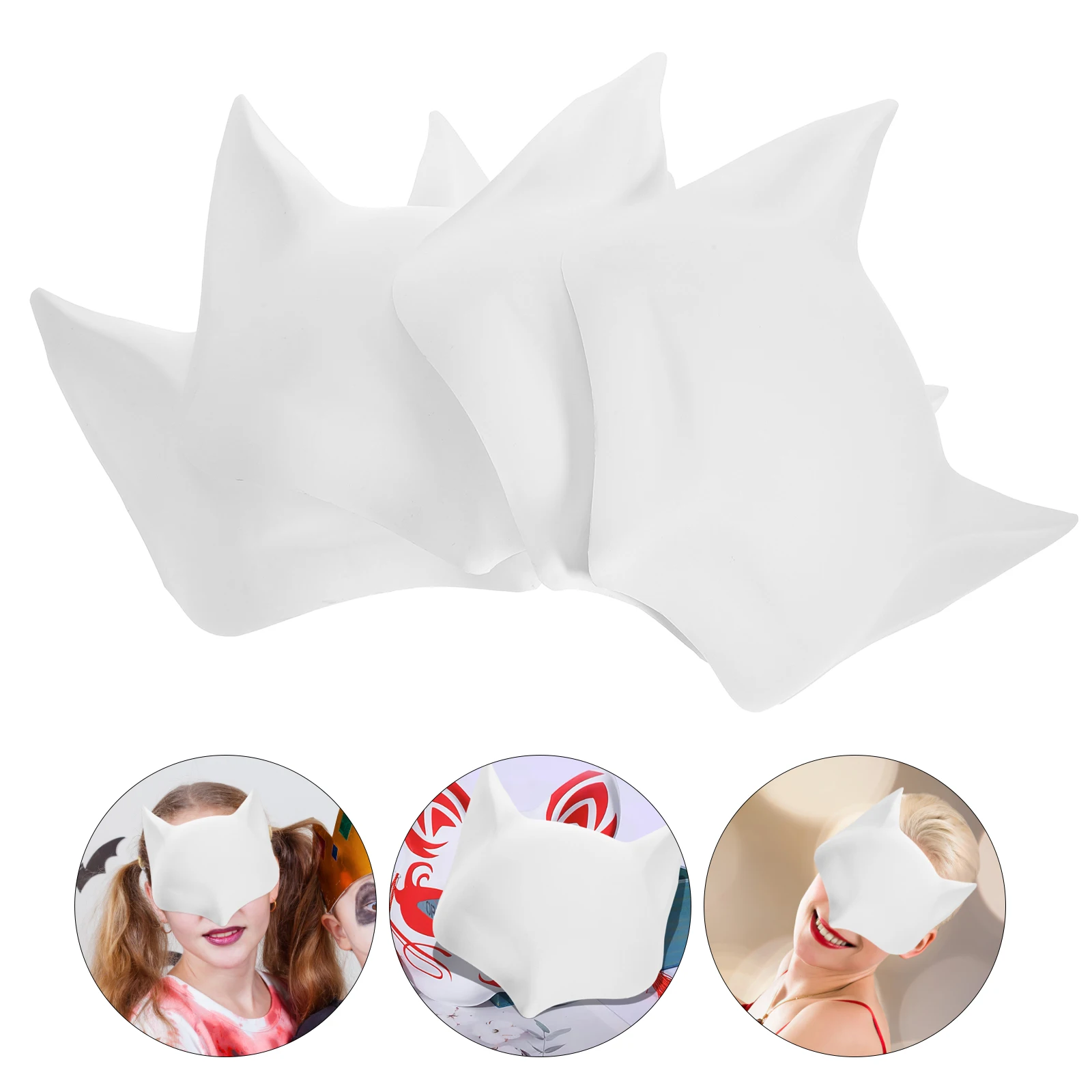 4pcs Blank Mask PVC Unpainted Masquerade Masks Women DIY Party Props Smooth Texture Halloween Party Mask Women Cosplay
4pcs Blank Mask PVC Unpainted Masquerade Masks Women DIY Party Props Smooth Texture Halloween Party Mask Women Cosplay