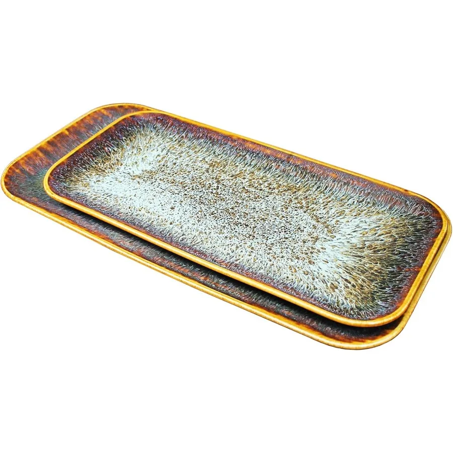 Durable Porcelain Dinner Plates Platters Set of 2 for Serving Fruit Dessert Snacks Bread Cupcakes and Salad Microwave and Dishw
Durable Porcelain Dinner Plates Platters Set of 2 for Serving Fruit Dessert Snacks Bread Cupcakes and Salad Microwave and Dishw