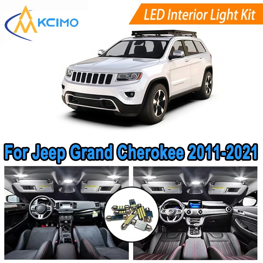 Super White/Blue LED Interior Light Kit For Jeep Grand Cherokee WK2 (2011-2021) Dome Bulbs LED Interior Light Replacement
Super White/Blue LED Interior Light Kit For Jeep Grand Cherokee WK2 (2011-2021) Dome Bulbs LED Interior Light Replacement