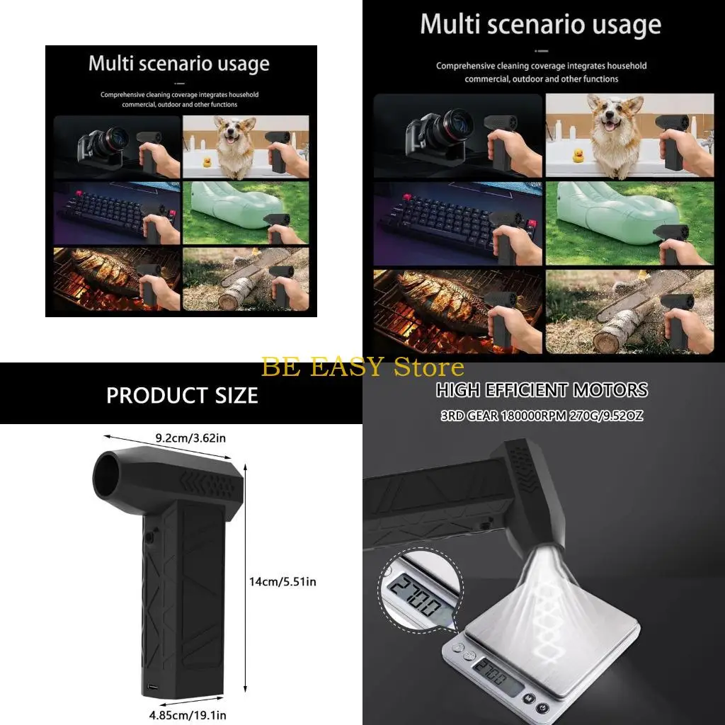 E28F High Performances Handheld Fan Sturdy Low Noise Violent Fan Handheld Brushless Fan for Efficient Air Circulations
E28F High Performances Handheld Fan Sturdy Low Noise Violent Fan Handheld Brushless Fan for Efficient Air Circulations