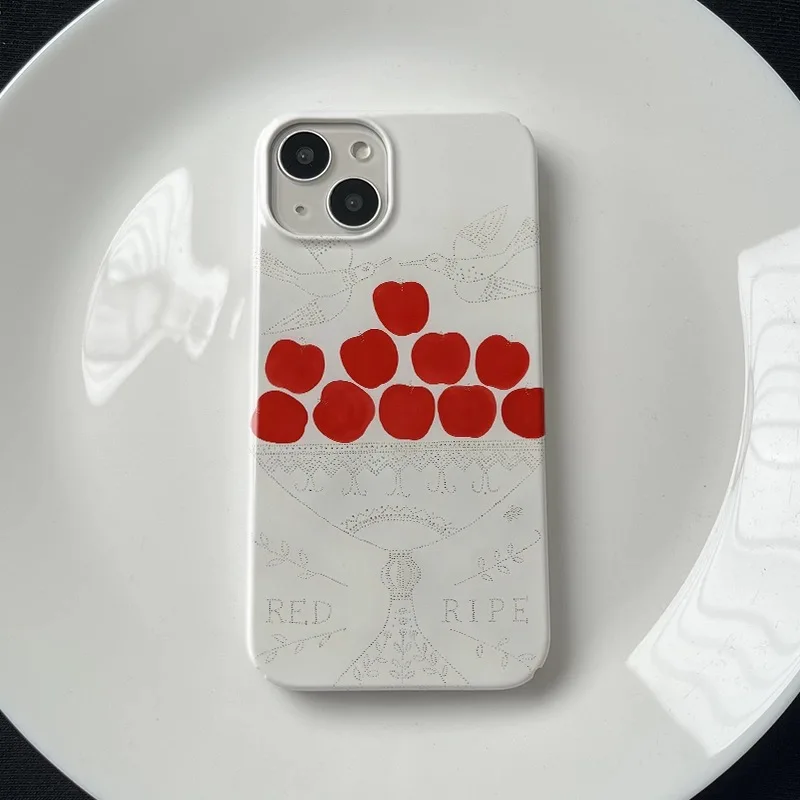 INS Red Apple Art Minimalist Girl Phone Case for IPhone 15 14 13 Pro Max 12 Mini 11 Pro Plus XS XR SE2 Shockproof Acrylic Cover
INS Red Apple Art Minimalist Girl Phone Case for IPhone 15 14 13 Pro Max 12 Mini 11 Pro Plus XS XR SE2 Shockproof Acrylic Cover