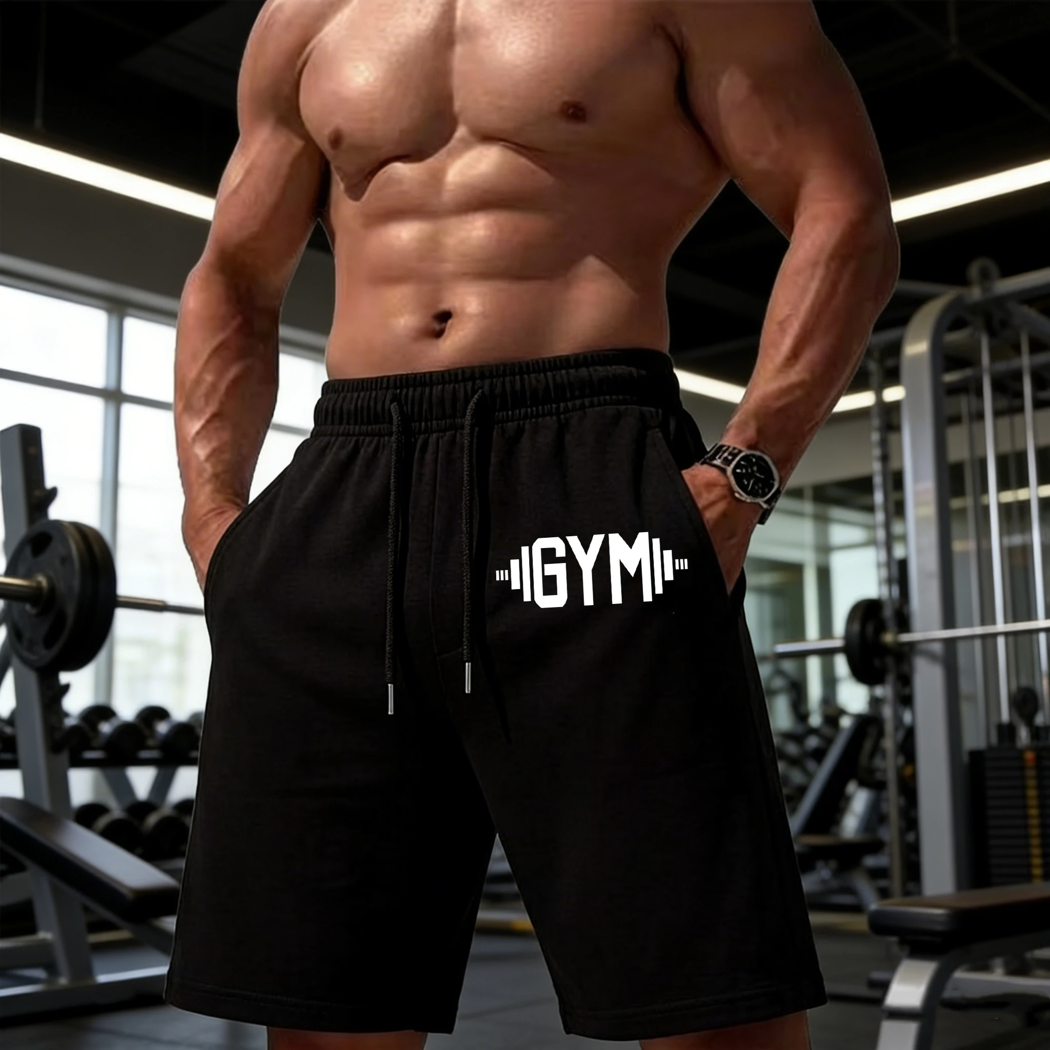 Gym Letter Creative Barbell Pattern Stretch Oversized Shorts Men Summer Daily Bottoms Commute Jogging Sportpants Comfy Clothing
Gym Letter Creative Barbell Pattern Stretch Oversized Shorts Men Summer Daily Bottoms Commute Jogging Sportpants Comfy Clothing