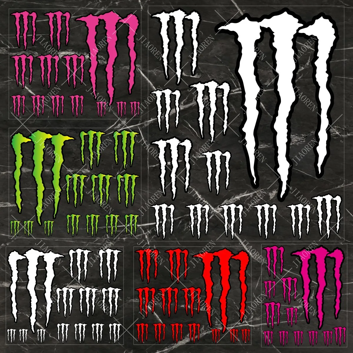 Рождество Хэллоуин Светоотражающая наклейка с изображением энергии монстра Наклейка с логотипом для Yamaha Honda Suzuki Kawasaki
Рождество Хэллоуин Светоотражающая наклейка с изображением энергии монстра Наклейка с логотипом для Yamaha Honda Suzuki Kawasaki