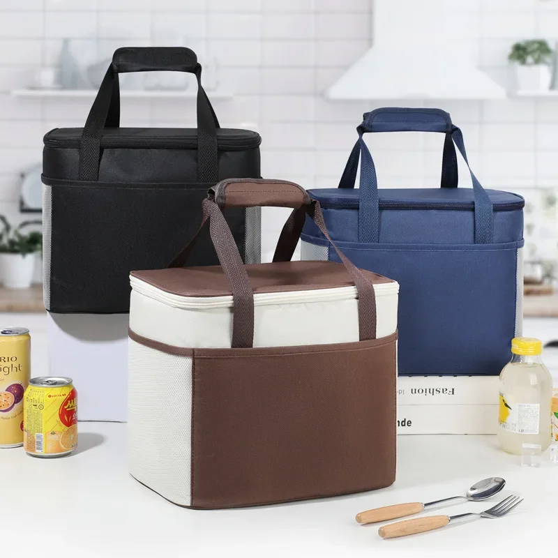 Color-blocking Large-capacity Insulation Bag Cross-border Hot Sale Outdoor Picnic Pack with Meal Bag Office Worker Lunch Bag
Color-blocking Large-capacity Insulation Bag Cross-border Hot Sale Outdoor Picnic Pack with Meal Bag Office Worker Lunch Bag