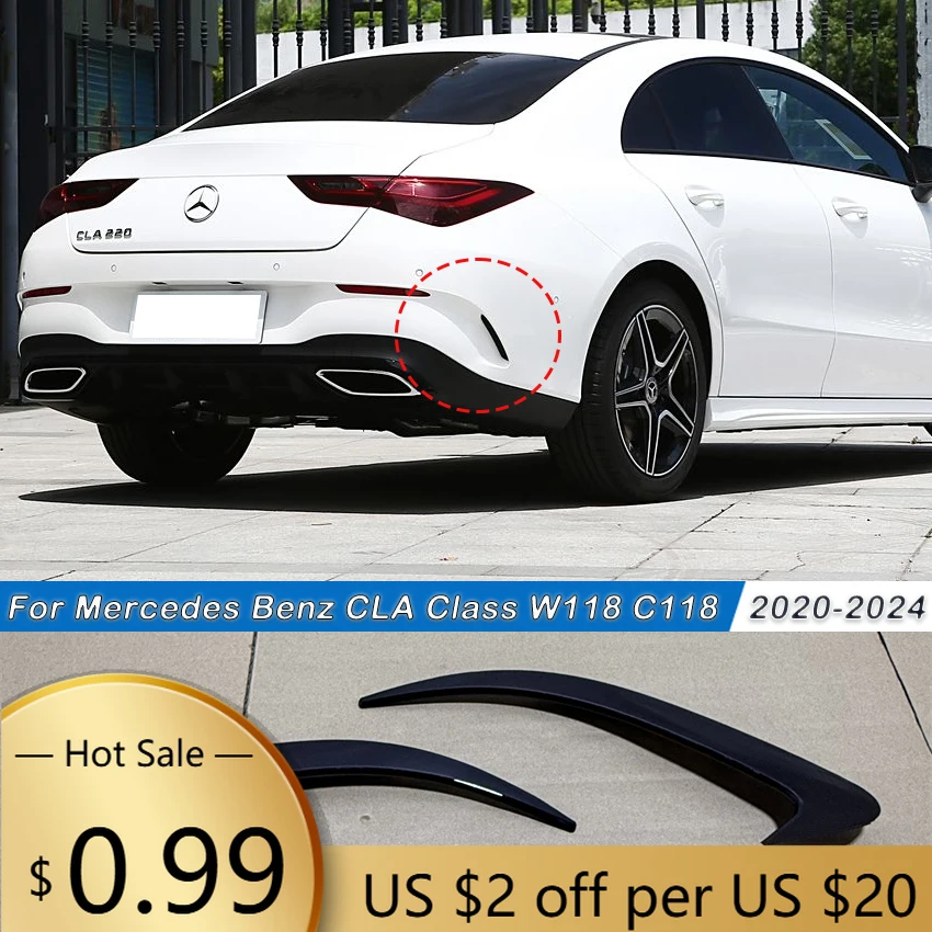 Steering Covers Car Rear Bumper Side Spoiler Canards Vents Cover Trim For Mercedes Benz CLA Class W118 C118 CLA200 220 250 260
Steering Covers Car Rear Bumper Side Spoiler Canards Vents Cover Trim For Mercedes Benz CLA Class W118 C118 CLA200 220 250 260