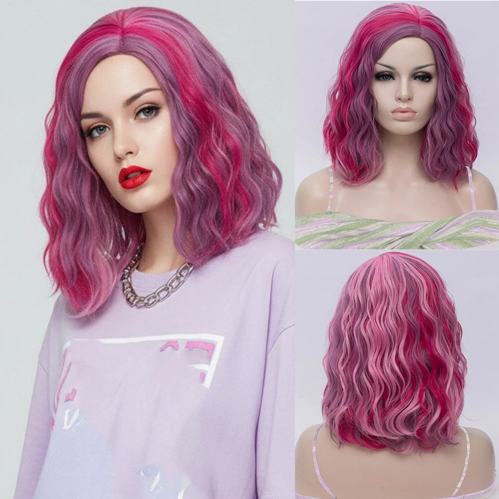 Синтетический короткий кудрявый парик розово-красного цвета с боковой челкой для женщин, для вечеринок в стиле Лолита, косплея, Хэллоуина, термостойкие искусственные волосы
Синтетический короткий кудрявый парик розово-красного цвета с боковой челкой для женщин, для вечеринок в стиле Лолита, косплея, Хэллоуина, термостойкие искусственные волосы