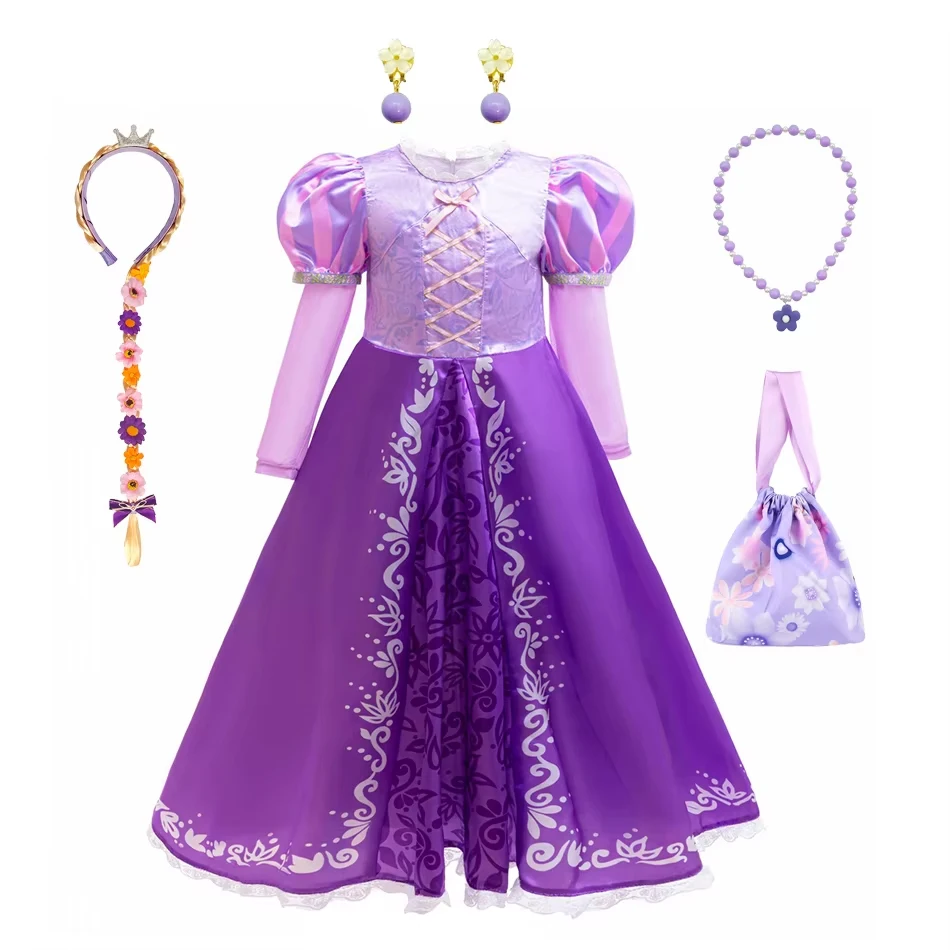 Girl Rapunzel Dress Princess Playing Costume Lepe Sophia Long Sleeve Performance Clothes Host Stage Clothes Carnival Costume
Girl Rapunzel Dress Princess Playing Costume Lepe Sophia Long Sleeve Performance Clothes Host Stage Clothes Carnival Costume