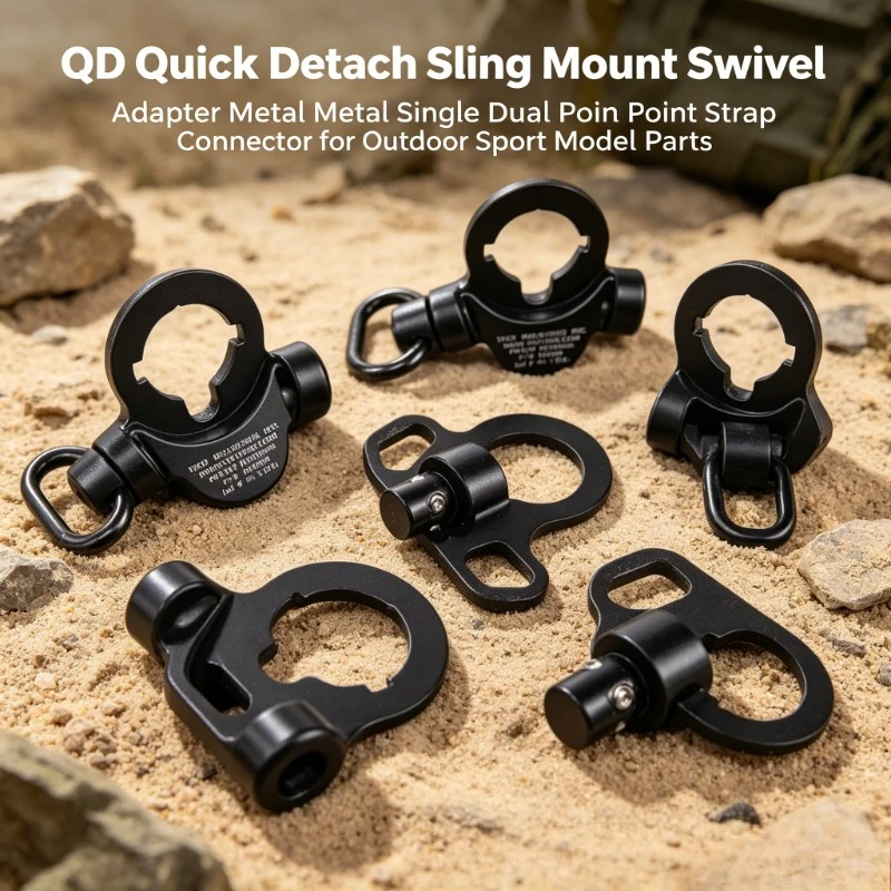 QD Quick Detach Sling Mount Swivel Adapter Metal Strap Connector for Outdoor Sport Hunting Cosplay Props Model Accessories
QD Quick Detach Sling Mount Swivel Adapter Metal Strap Connector for Outdoor Sport Hunting Cosplay Props Model Accessories