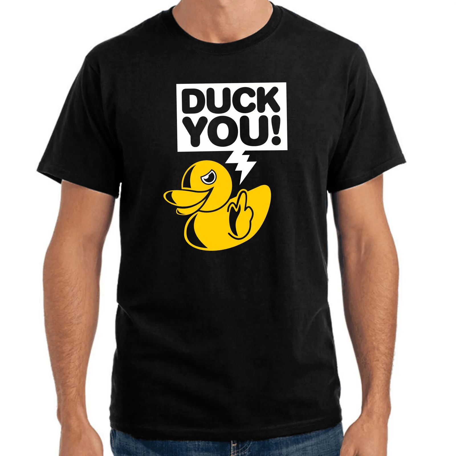 Duck You Rubber Duck Comic Sayings Gift Funny Fun Comedy T-Shirt
Duck You Rubber Duck Comic Sayings Gift Funny Fun Comedy T-Shirt