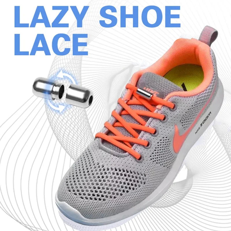 New Elastic No Tie Shoelaces Metal Lock Shoe Laces For Kids Adult Sneakers Quick Shoelaces Semicircle Shoelaces Lazy Laces
New Elastic No Tie Shoelaces Metal Lock Shoe Laces For Kids Adult Sneakers Quick Shoelaces Semicircle Shoelaces Lazy Laces