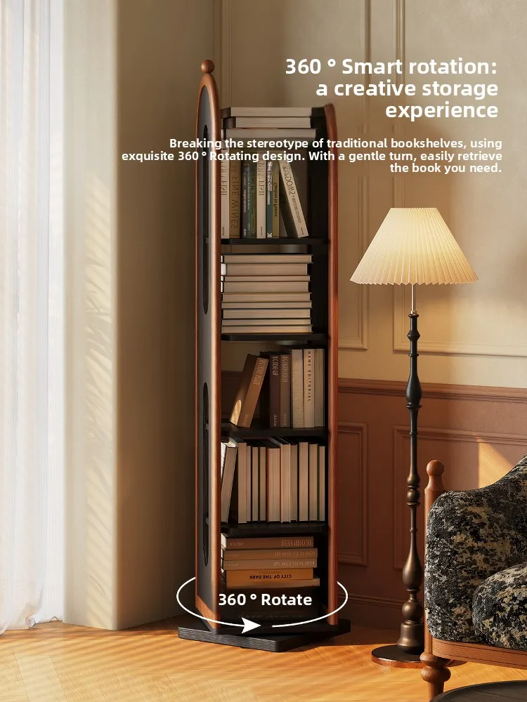 LMM French retro solid wood 360 degree rotating bookshelf bookcase
LMM French retro solid wood 360 degree rotating bookshelf bookcase