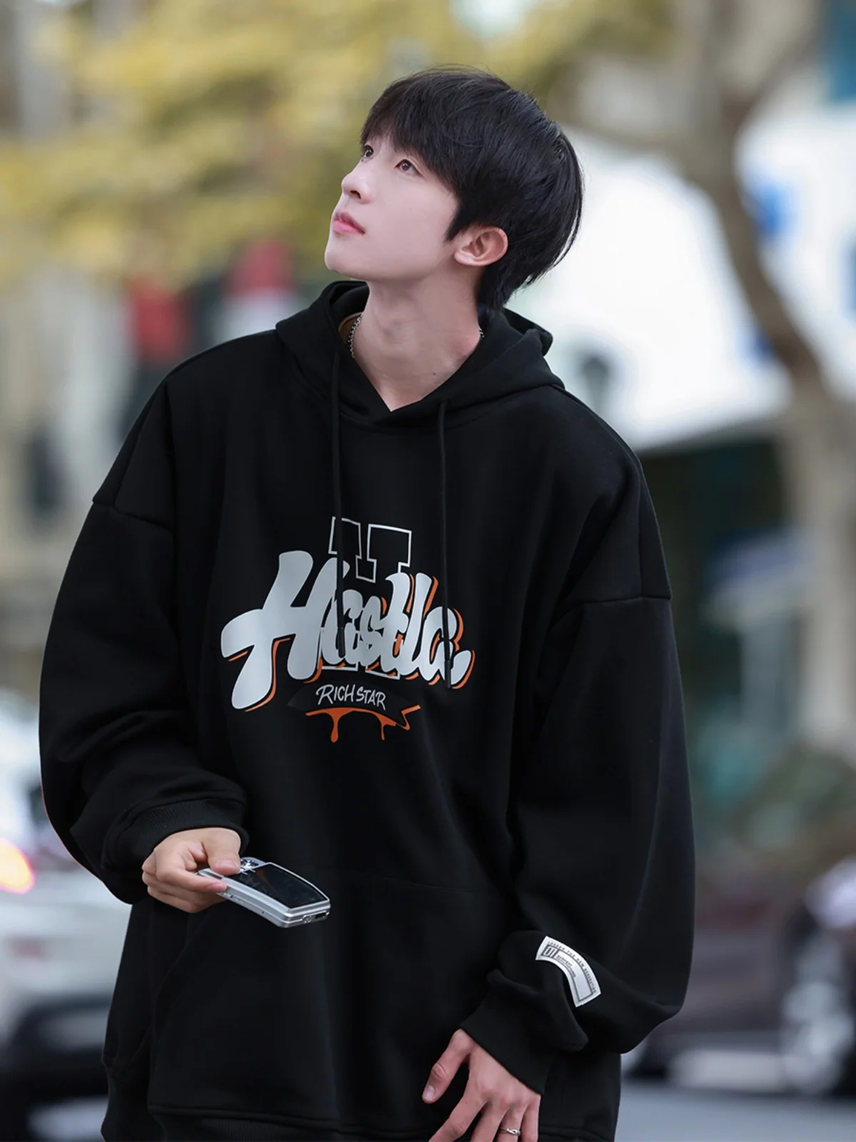 Loose Men's Hoodie Sweatshirt Spring Autumn Casual Sportswear Oversize Heavyweight Hong Kong Style Streetwear Trendy Top
Loose Men's Hoodie Sweatshirt Spring Autumn Casual Sportswear Oversize Heavyweight Hong Kong Style Streetwear Trendy Top