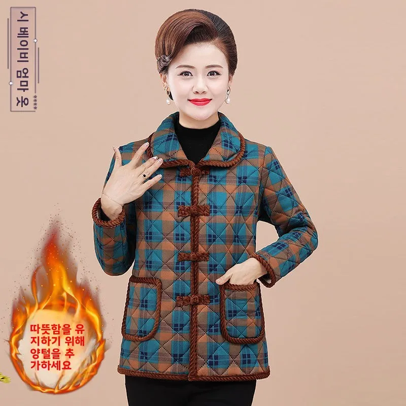 Autumn Winter Floral Print Thiened Fce ort Collar Cotton Jaet for Middle-Aged Women Traditional Chinese Sle Button up
Autumn Winter Floral Print Thiened Fce ort Collar Cotton Jaet for Middle-Aged Women Traditional Chinese Sle Button up