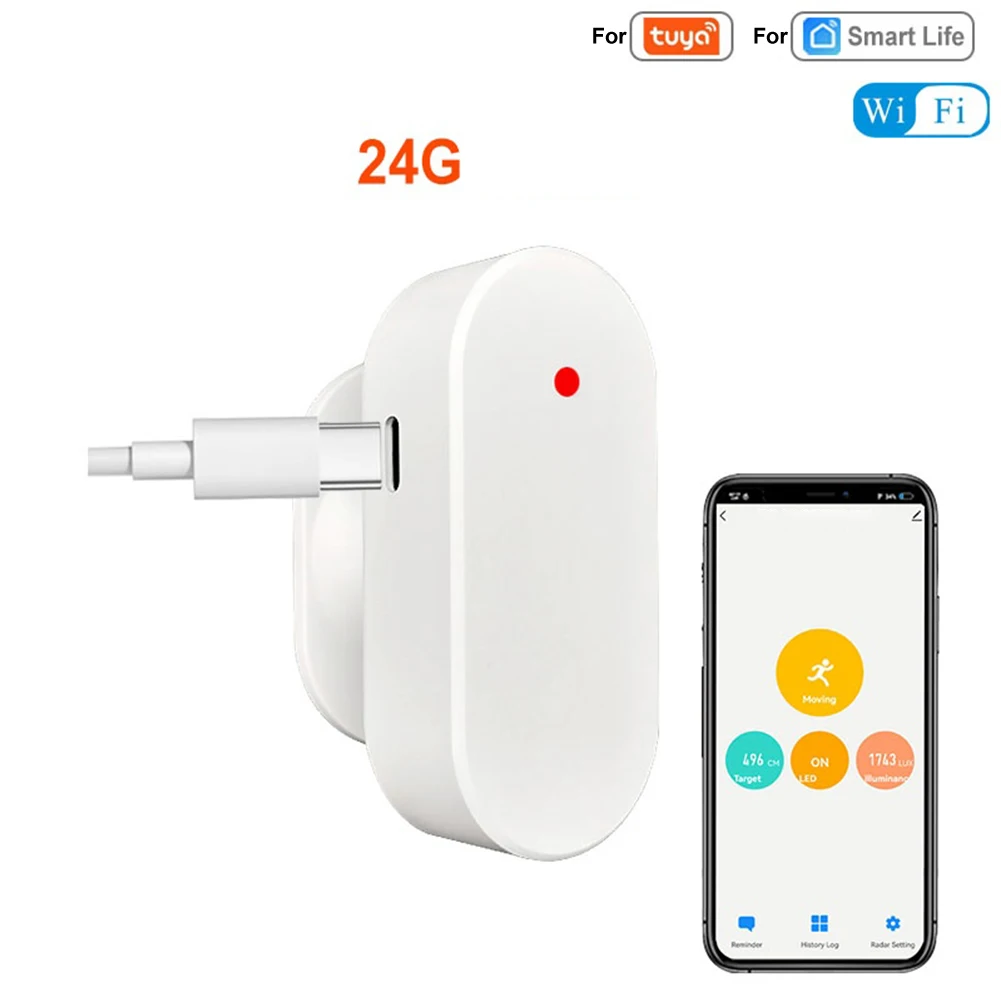 Датчик движения присутствия человека для Tuya для Smart Life, Wi-Fi, миллиметровая волна, 24 ГГц, датчики движения присутствия человека, детали для домашних смарт-устройств
Датчик движения присутствия человека для Tuya для Smart Life, Wi-Fi, миллиметровая волна, 24 ГГц, датчики движения присутствия человека, детали для домашних смарт-устройств