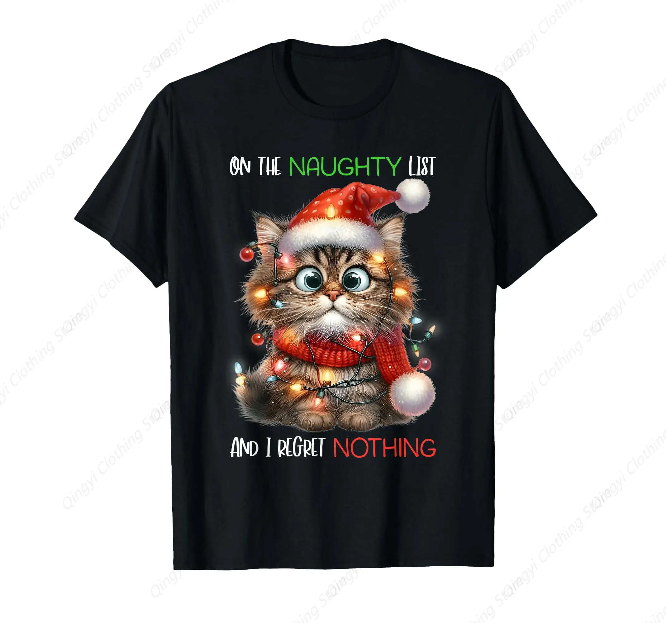 On The Naughty List and I Regret Nothing Cat Christmas Funny Men Women T-Shirt
On The Naughty List and I Regret Nothing Cat Christmas Funny Men Women T-Shirt