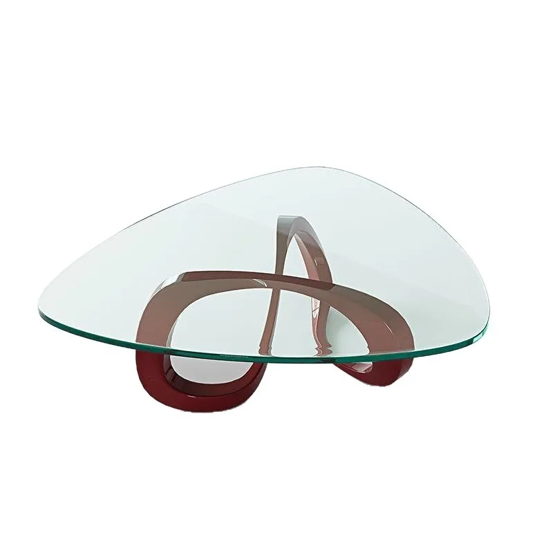 Creative personality tempered glass coffee table fashion designer special-shaped living room tea table
Creative personality tempered glass coffee table fashion designer special-shaped living room tea table