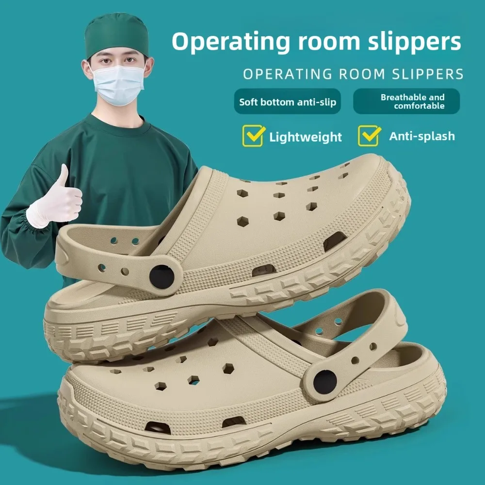 2026 New Anti slip Driving Nurse Slippers for Operating Room Hole Shoes Men and Women Outdoor Beach Shoes Hole Shoes
2026 New Anti slip Driving Nurse Slippers for Operating Room Hole Shoes Men and Women Outdoor Beach Shoes Hole Shoes