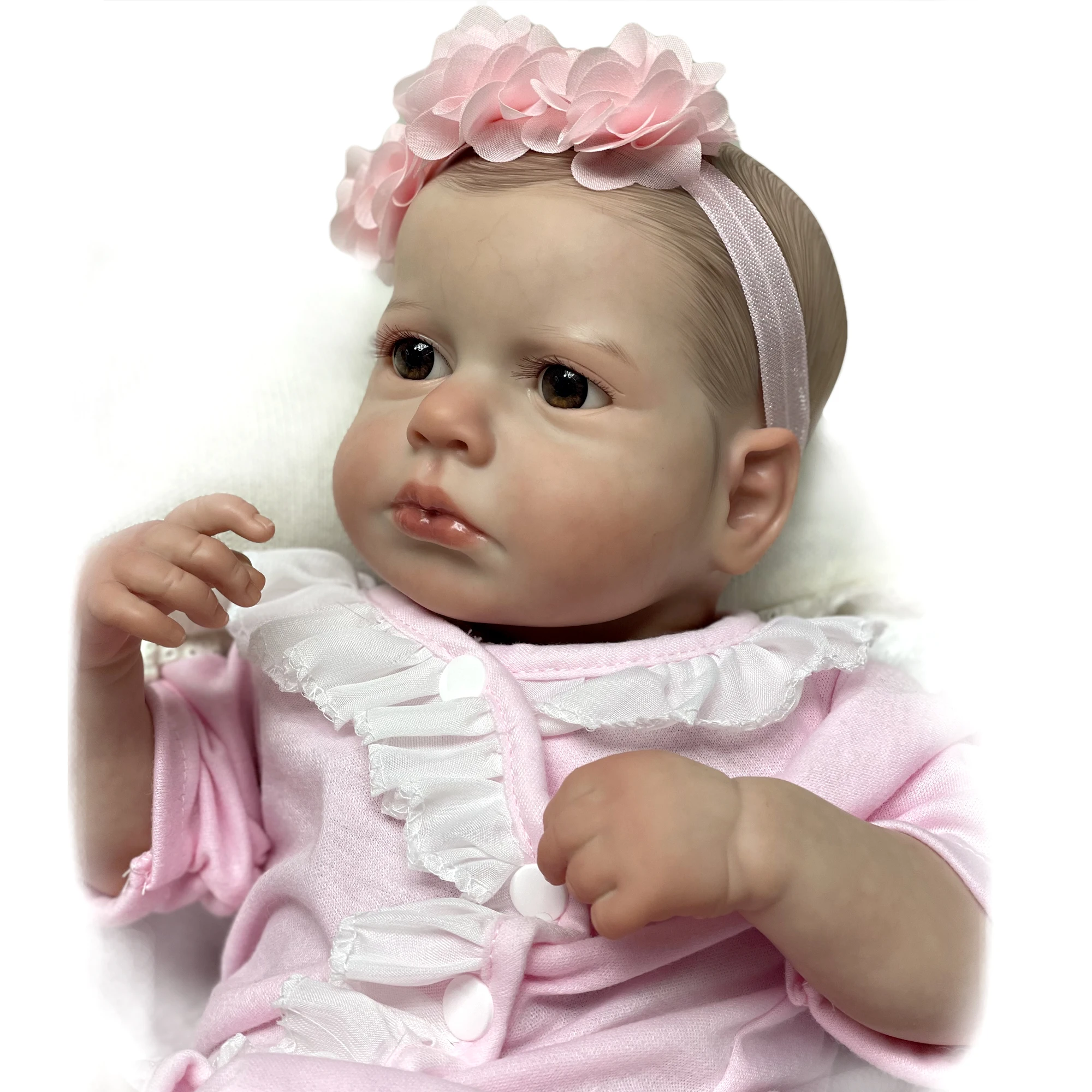 Reborn Bebe Loulou 19 Inch Handmade Reborn Dolls Painted Lifelike 19 inch Newborn Doll Made in Soft Vinyl, Very real baby
Reborn Bebe Loulou 19 Inch Handmade Reborn Dolls Painted Lifelike 19 inch Newborn Doll Made in Soft Vinyl, Very real baby