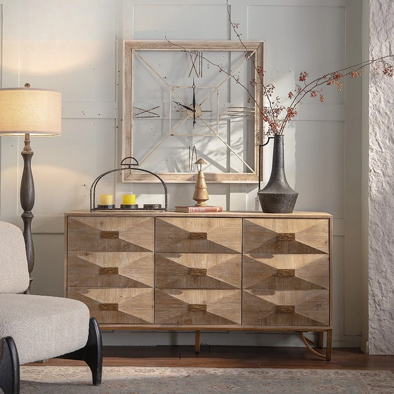 Log color antique door cabinet, living room decorative chest cabinet, household home partition shoe cabinet, American pastoral
Log color antique door cabinet, living room decorative chest cabinet, household home partition shoe cabinet, American pastoral
