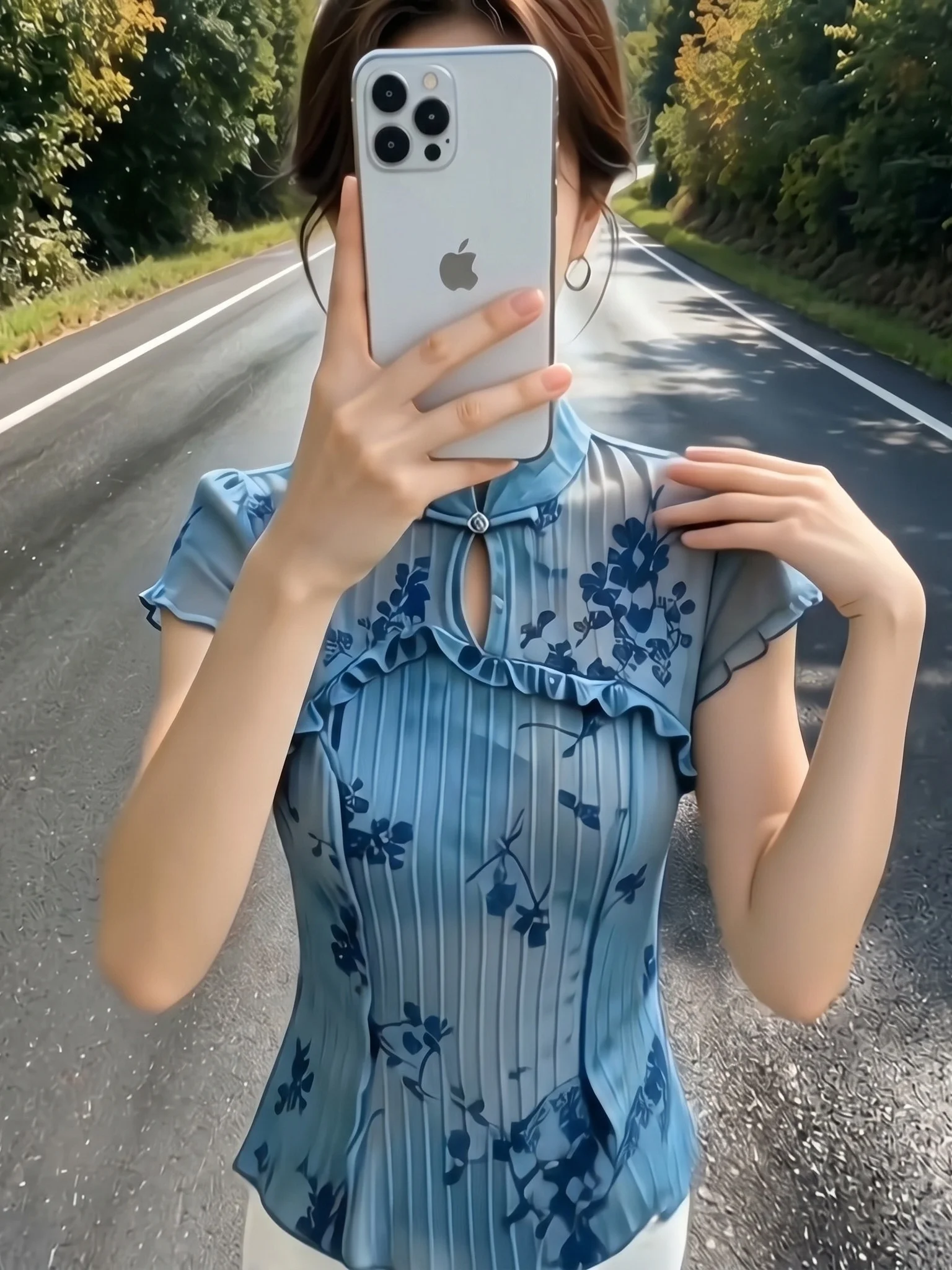 Slim Fit Short Sleeve Shirt Commuter Style Printed High Quality Women's Fashion Breathable Casual Shirt Korean Version
Slim Fit Short Sleeve Shirt Commuter Style Printed High Quality Women's Fashion Breathable Casual Shirt Korean Version